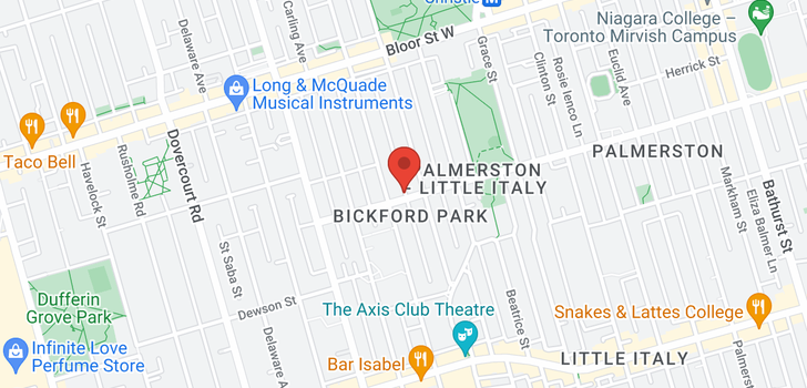map of 360B HARBORD ST